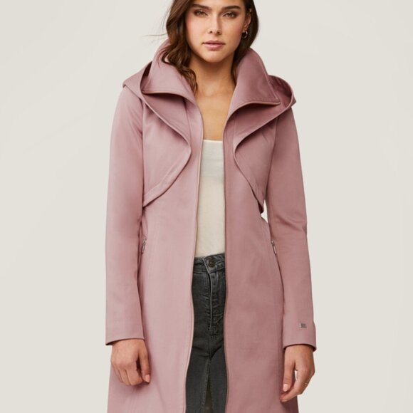 Soia & Kyo - Arabella Water-Repellent Hooded Zipped Trench Coat - Size XXS - Picture 2 of 6